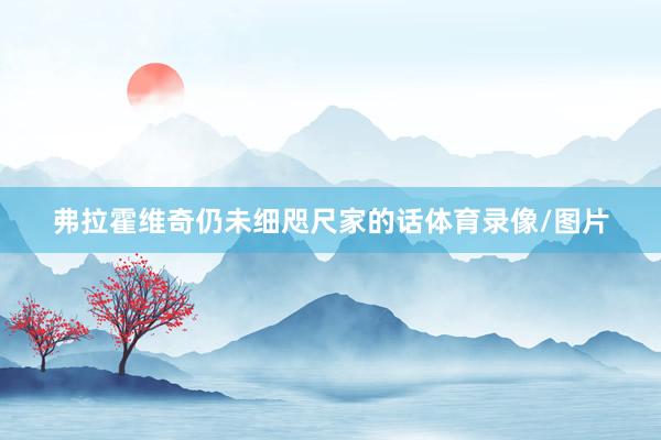 弗拉霍维奇仍未细咫尺家的话体育录像/图片