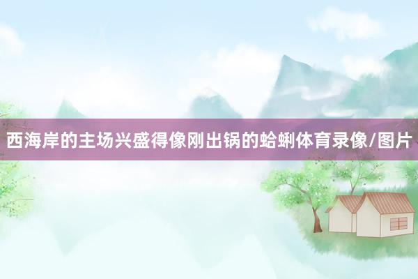 西海岸的主场兴盛得像刚出锅的蛤蜊体育录像/图片