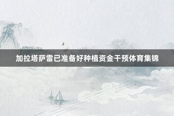 加拉塔萨雷已准备好种植资金干预体育集锦