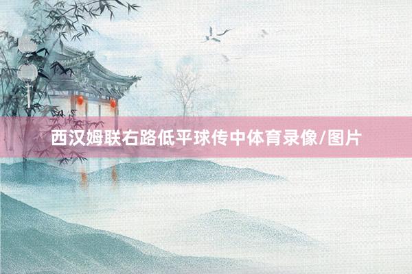 西汉姆联右路低平球传中体育录像/图片