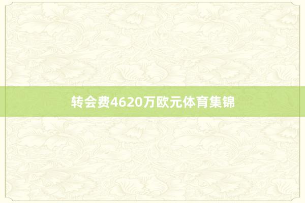 转会费4620万欧元体育集锦