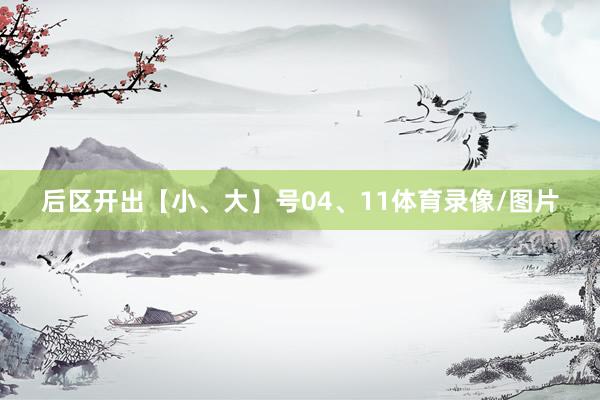 后区开出【小、大】号04、11体育录像/图片