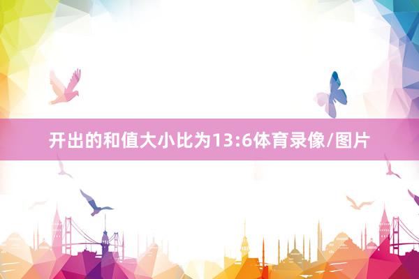 开出的和值大小比为13:6体育录像/图片